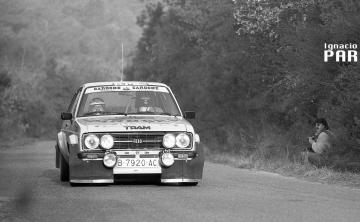 Eduardo Balcázar-Juan Martín (Ford Escort RS 1800). Rally Costa Brava 1980 (Foto: Ignacio Par)